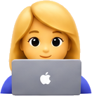 Student exploring a course on a laptop